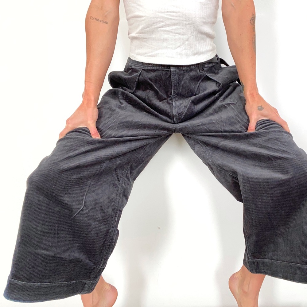 Gramicci corduroy wide leg pant